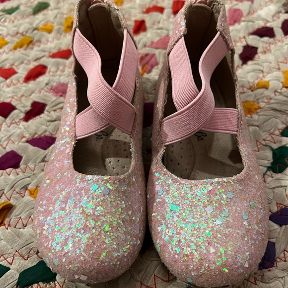 A Bear Co Shoes Pink Glitter Ballerina Flats Poshmark